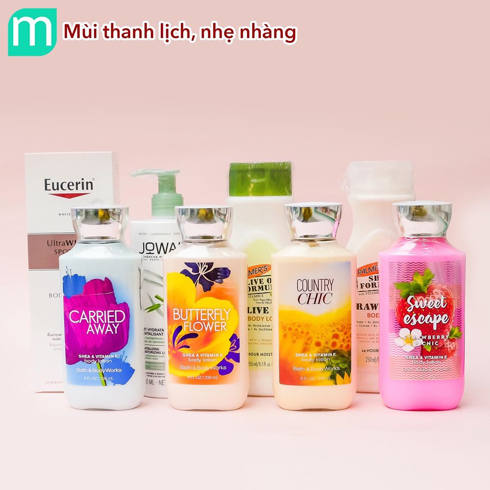 Tổng Hợp Body Lotion Theo Nhóm Mùi Hương tong-hop-body-lotion-theo-nhom-mui-huong
