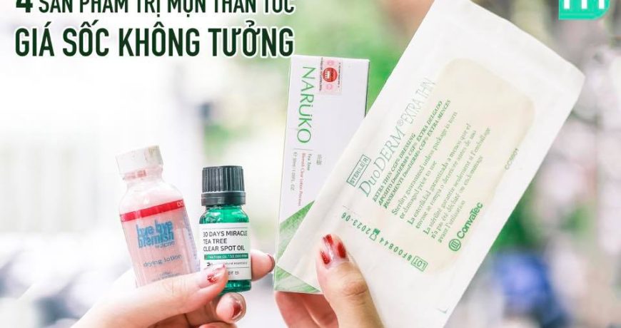 4 Sản Phẩm Trị Mụn Thần Tốc - Giá Shock Không Tưởng 4-san-pham-tri-mun-than-toc-gia-shock-khong-tuong