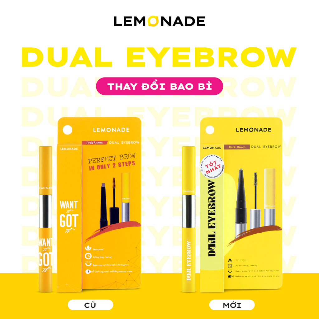 Chì Kẻ Mày Lemonade Want it Got it Hai Đầu Chì Kẻ Mày Lemonade Want it Got it Hai Đầu