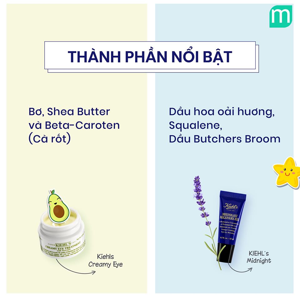 So Sánh 2 Loại Kem Mắt Kiehl's Tại Mint so-sanh-2-loai-kem-mat-kiehls