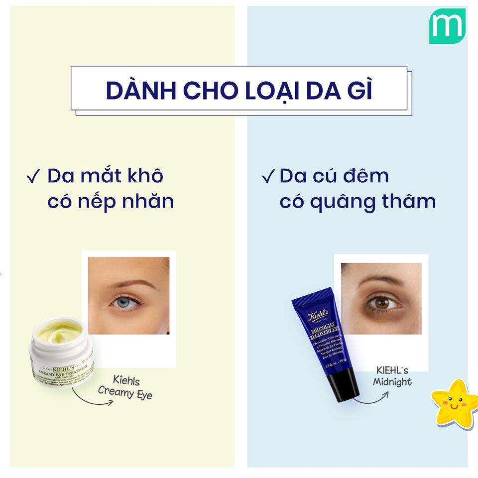 So Sánh 2 Loại Kem Mắt Kiehl's Tại Mint so-sanh-2-loai-kem-mat-kiehls
