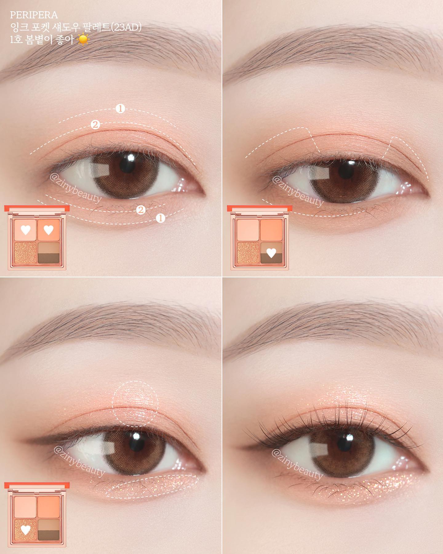 Bảng Mắt Peripera Ink Pocket Shadow Palette 6.4G