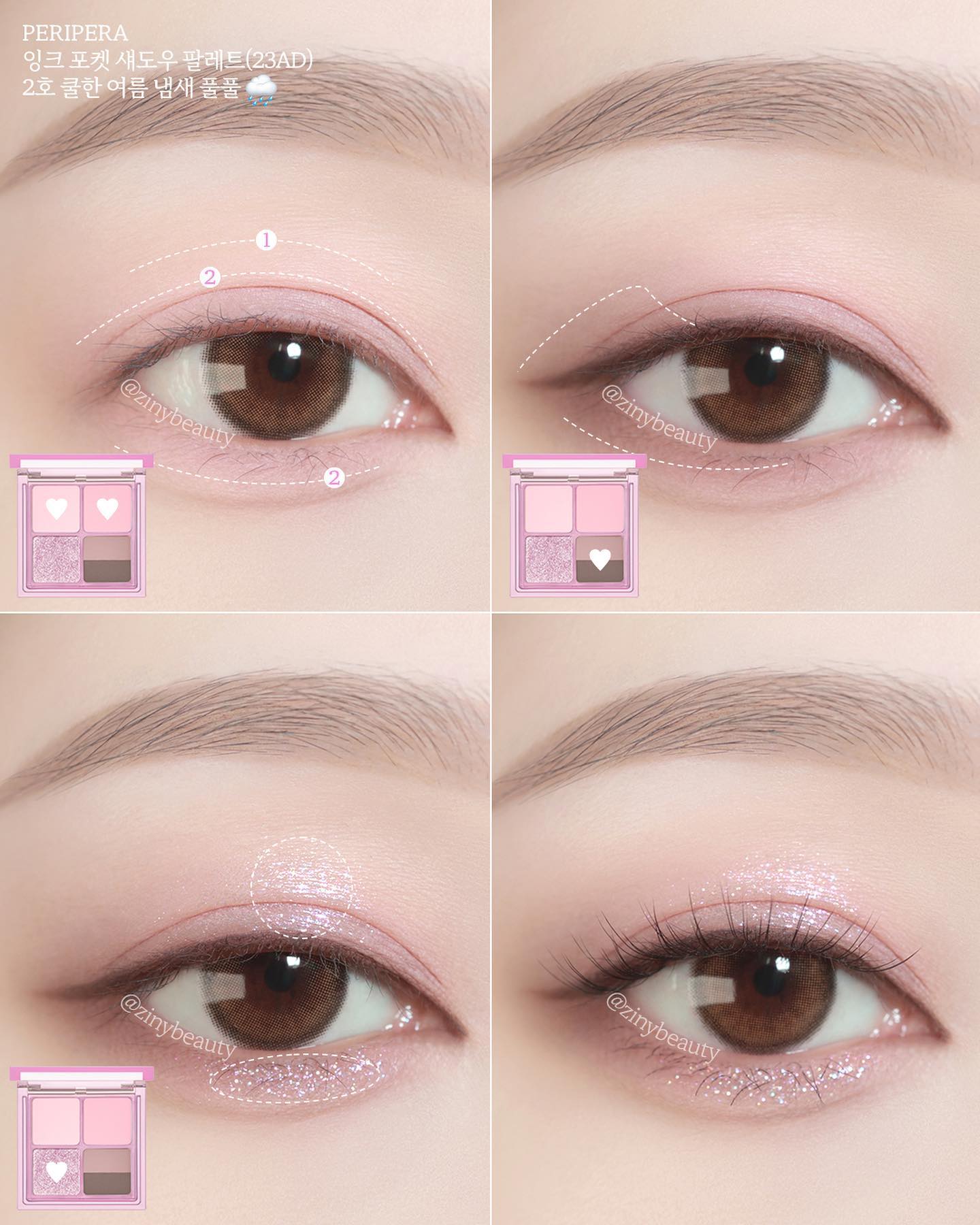 Bảng Mắt Peripera Ink Pocket Shadow Palette 6.4G