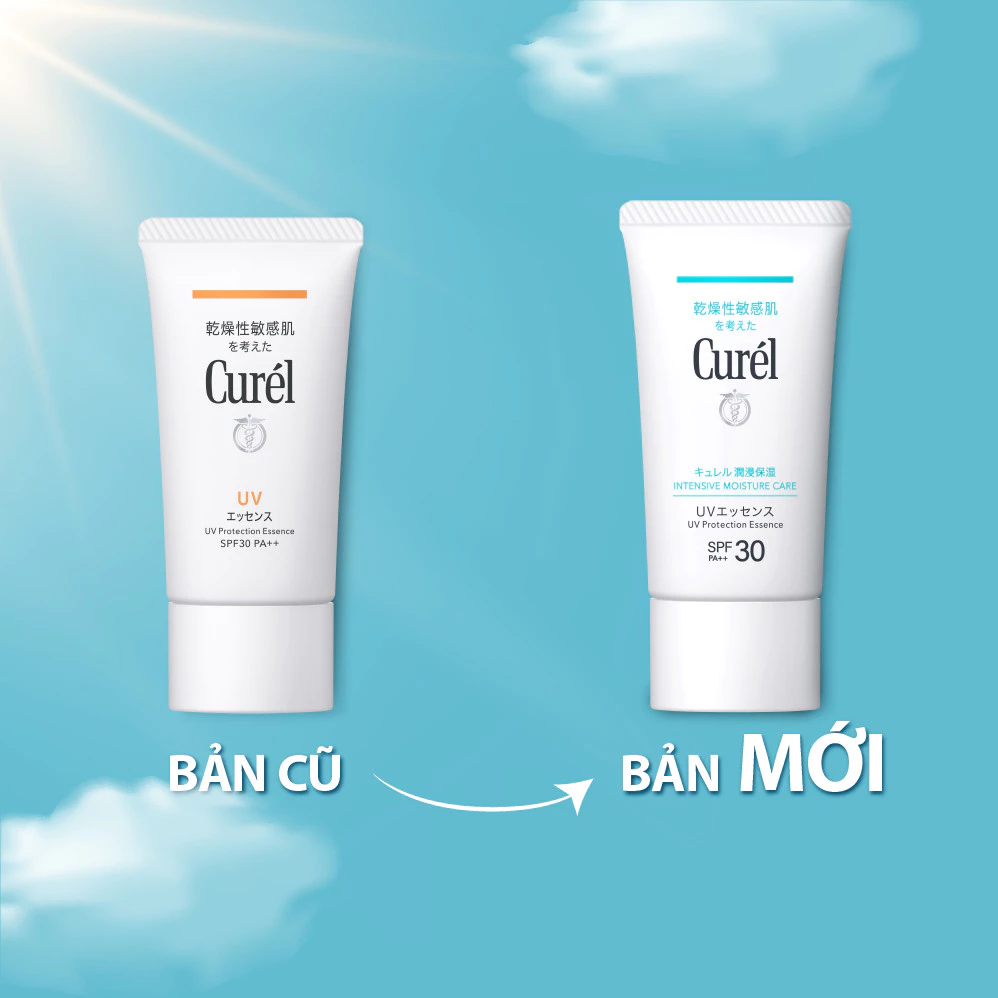 Kem Chống Nắng Curel UV Protection Essence SPF30 PA++ 50g Kem Chống Nắng Curel UV Protection Essence SPF30 PA++ 50g
