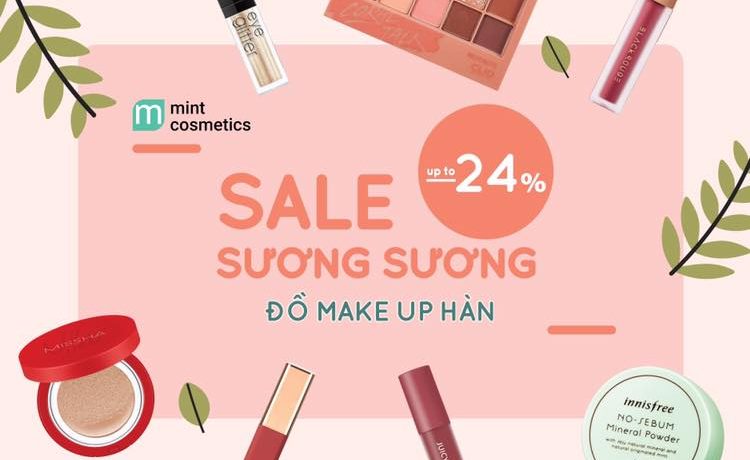 Sale Up To 24% Đồ Make Up Đến Từ Hàn Quốc