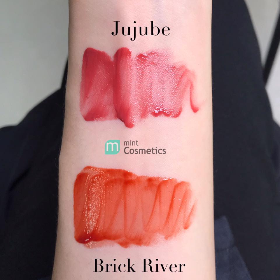 Swatch Review 2 Son Bóng Nổi Như Cồn Từ Nhà Romand swatch-review-2-son-bong-noi-nhu-con-tu-nha-romand