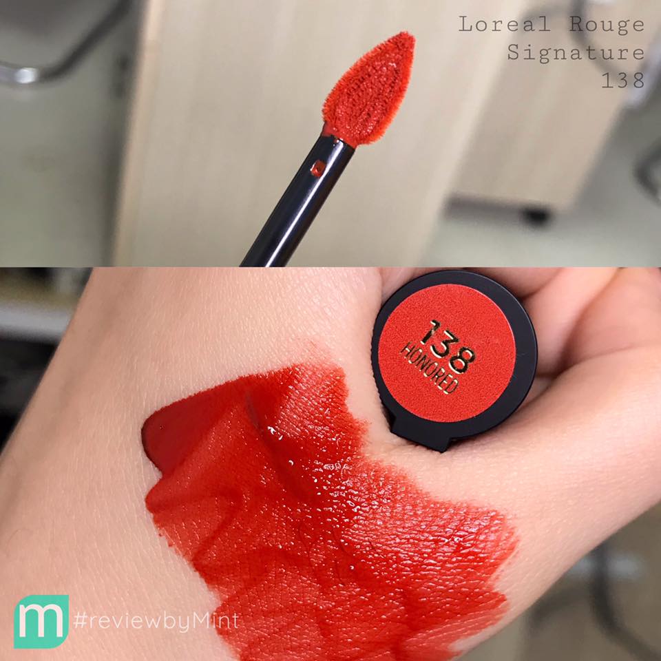 swatch-rswatch-review-son-kem-loreal-signature-mau-138-honored3eview-son-kem-loreal-signature-mau-138-honored3