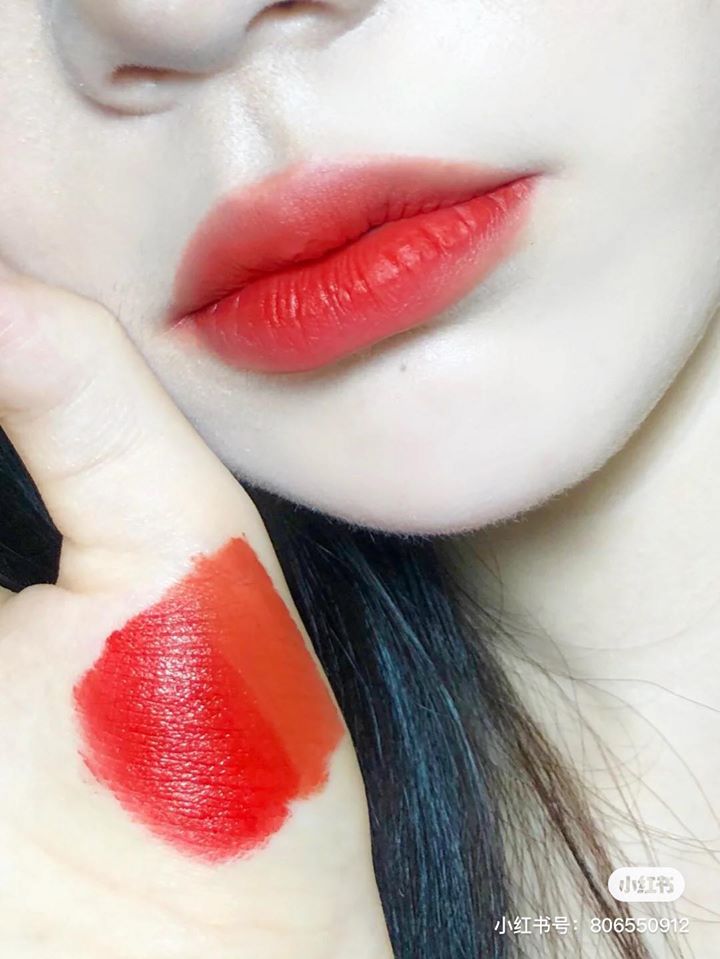 Swatch + Mix Son 3CE Needful Và Macaron Red
