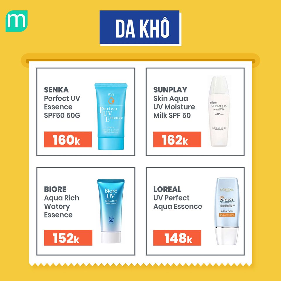 Tổng Hợp Kem Chống Nắng Dưới 300k Tại Mint tong-hop-kem-chong-nang-duoi-300k-tai-mint