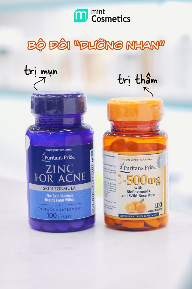 combo-2-vien-uong-dep-da-puritans-pride-zinc-for-acne-va-c-500mg
