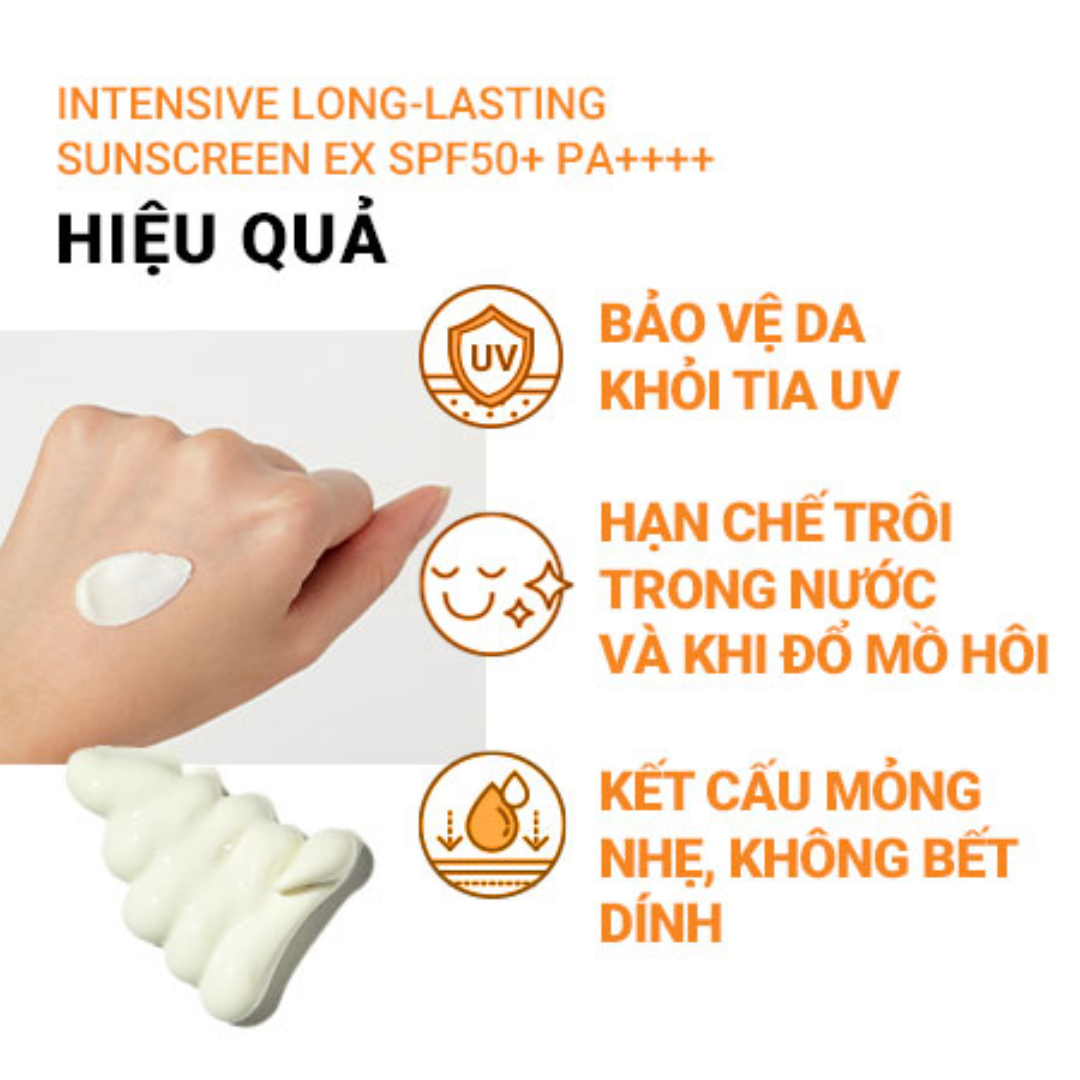 Kem Chống Nắng Innisfree Intensive Long Lasting Sunscreen SPF 50 PA++++ Kem Chống Nắng Innisfree Intensive Long Lasting Sunscreen SPF 50 PA++++ - Ảnh 3