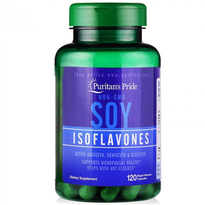 Viên Uống Mầm Đậu Nành Puritan's Pride Non-GMO Soy Isoflavones 750mg 120 Viên vien-uong-mam-dau-nanh-puritans-pride-non-gmo-soy-isoflavones-750mg-120-vien