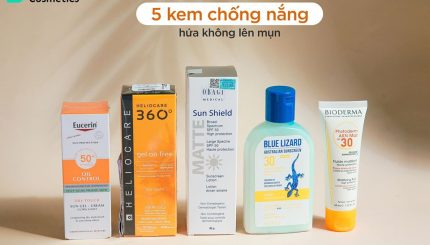 5 Loại Kem Chống Nắng Hứa Không Lên Mụn 5-loai-kem-chong-nang-hua-khong-len-mun