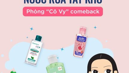 Sale 15% Nước Rửa Tay Khô Mùa Cô Vy