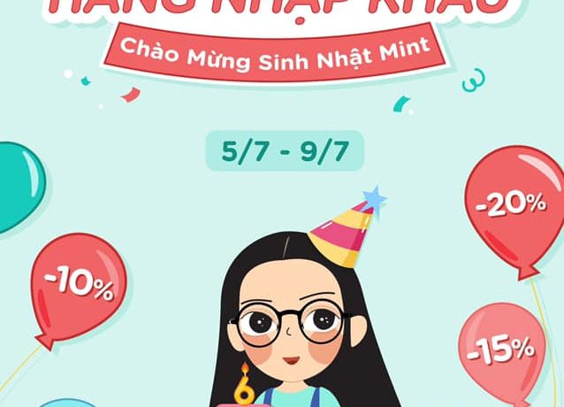Tuần Lễ Sale Hàng Nhập Khẩu Chào Mừng Sinh Nhật Mint tuan-le-sale-hang-nhap-khau-chao-mung-sinh-nhat-mint