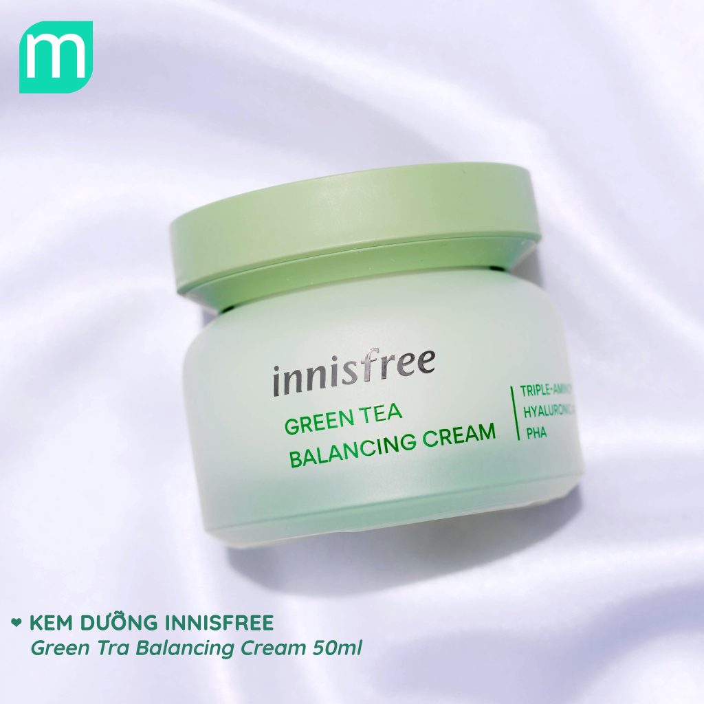 Kem Dưỡng Innisfree Trà Xanh Green Tea Balancing Cream