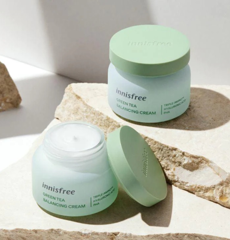 Kem Dưỡng Innisfree Trà Xanh Green Tea Balancing Cream
