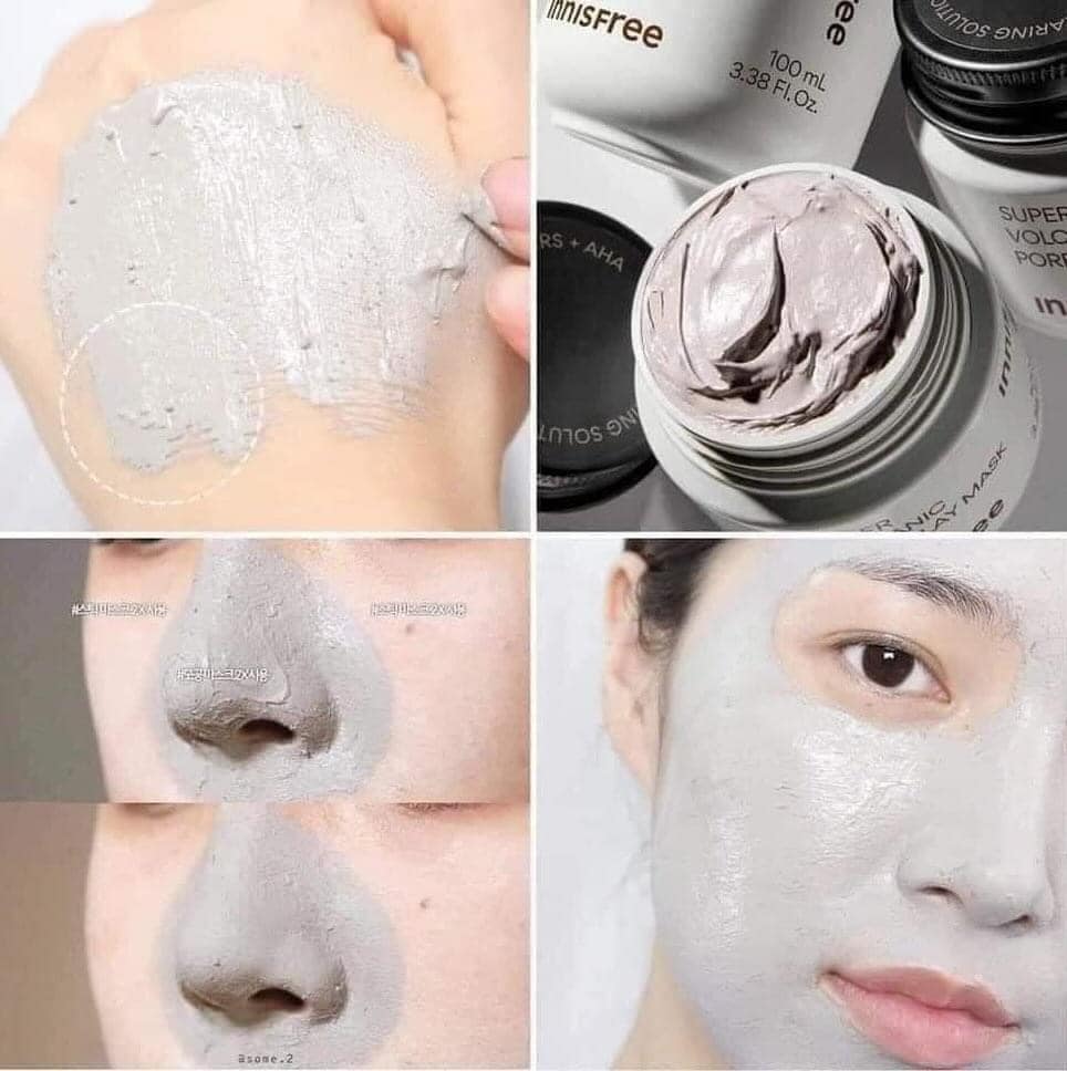 Mặt Nạ Innisfree Super Volcanic Pore Clay Mask 100ml