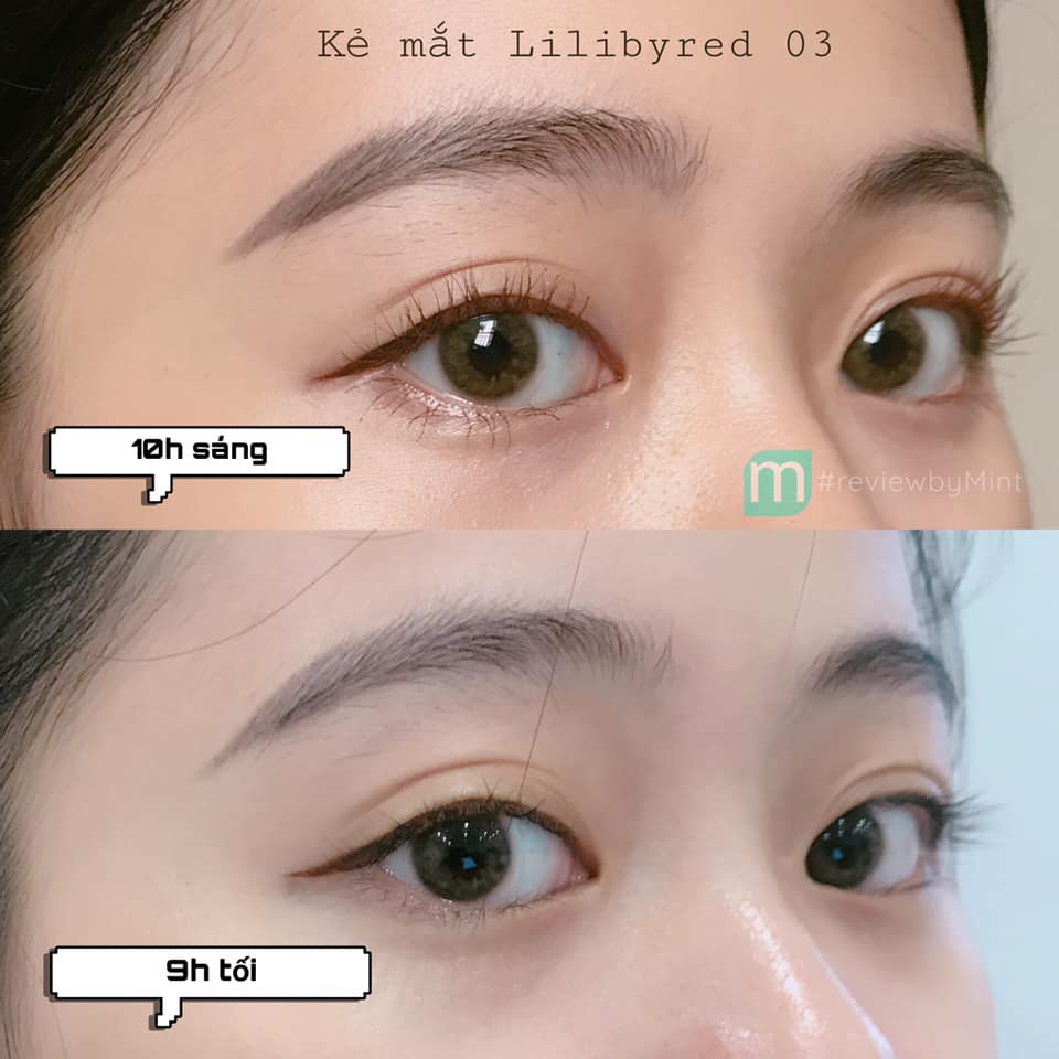 So Sánh Độ Lâu Trôi Của Kẻ Mắt Kiss Me Và Lilybyred so-sanh-do-lau-troi-cua-ke-mat-kiss-me-va-lilybyred