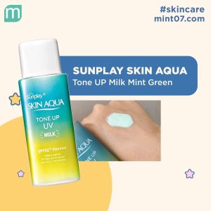 Sữa Chống Nắng Sunplay Skin Aqua Tone Up Milk Mint Green