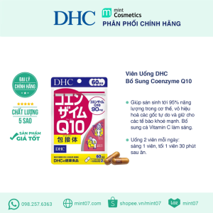 Viên Uống DHC Bổ Sung Coenzyme Q10 60 Viên
