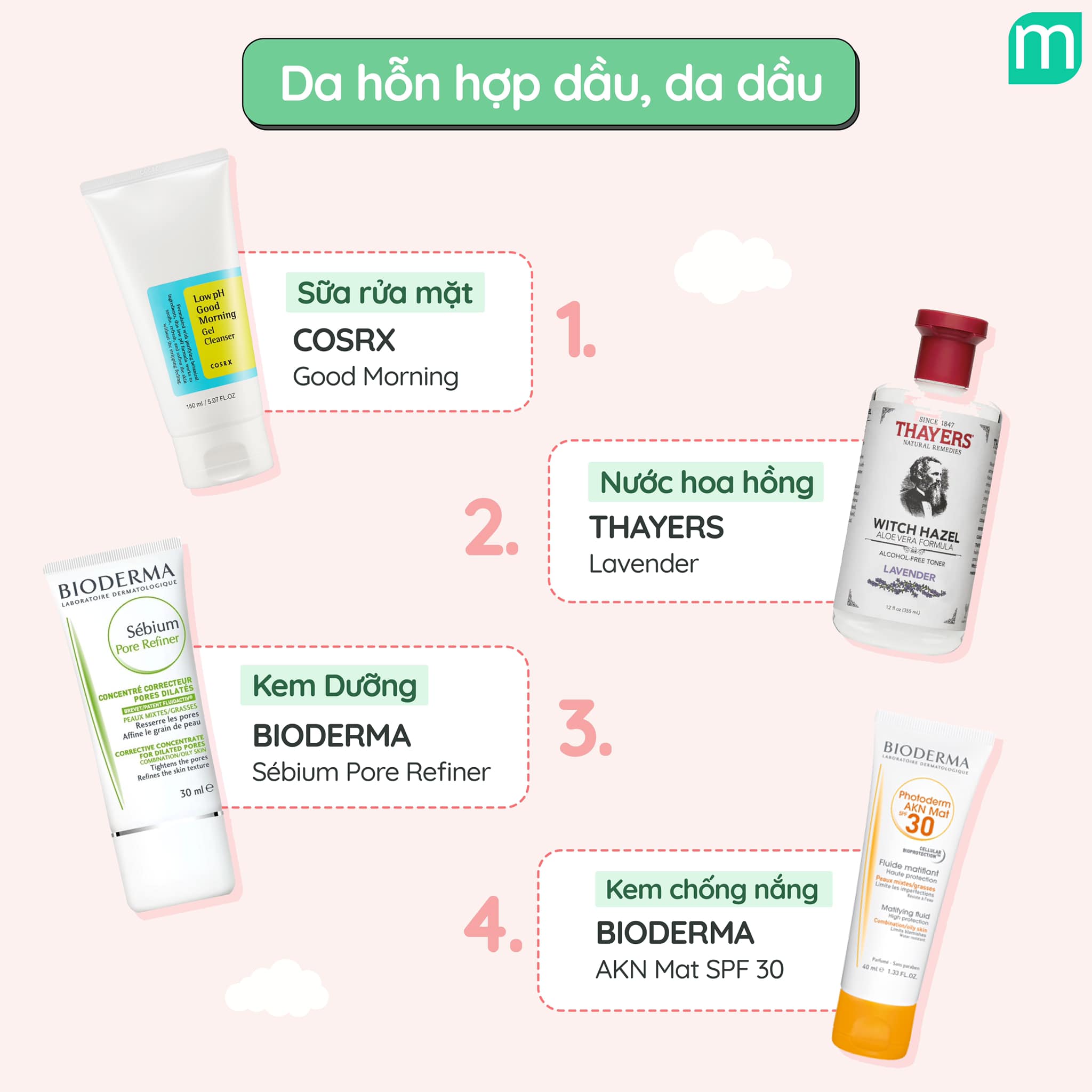 Routine Gọn Nhẹ Buổi Sáng Cho Từng Loại Da