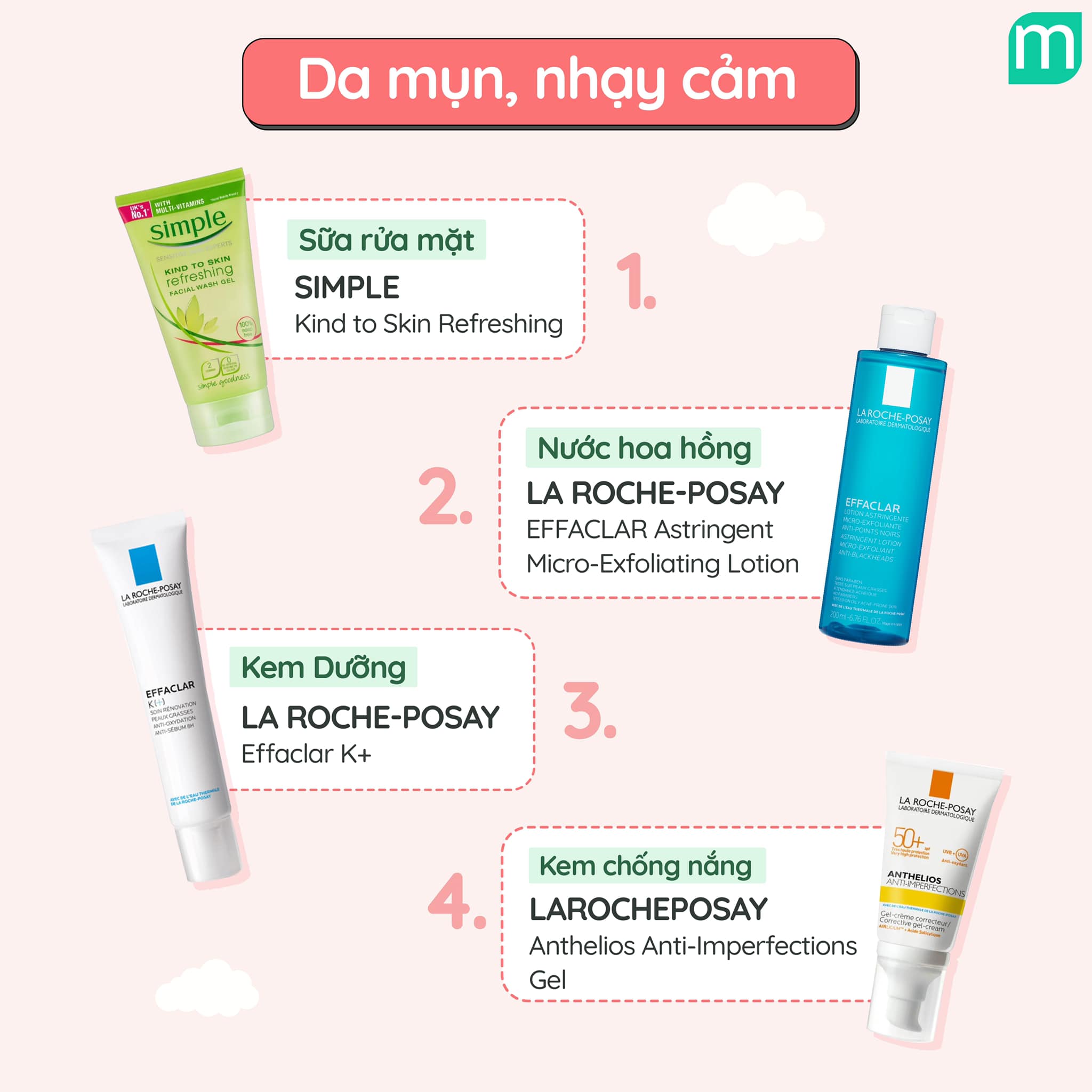 Routine Gọn Nhẹ Buổi Sáng Cho Từng Loại Da