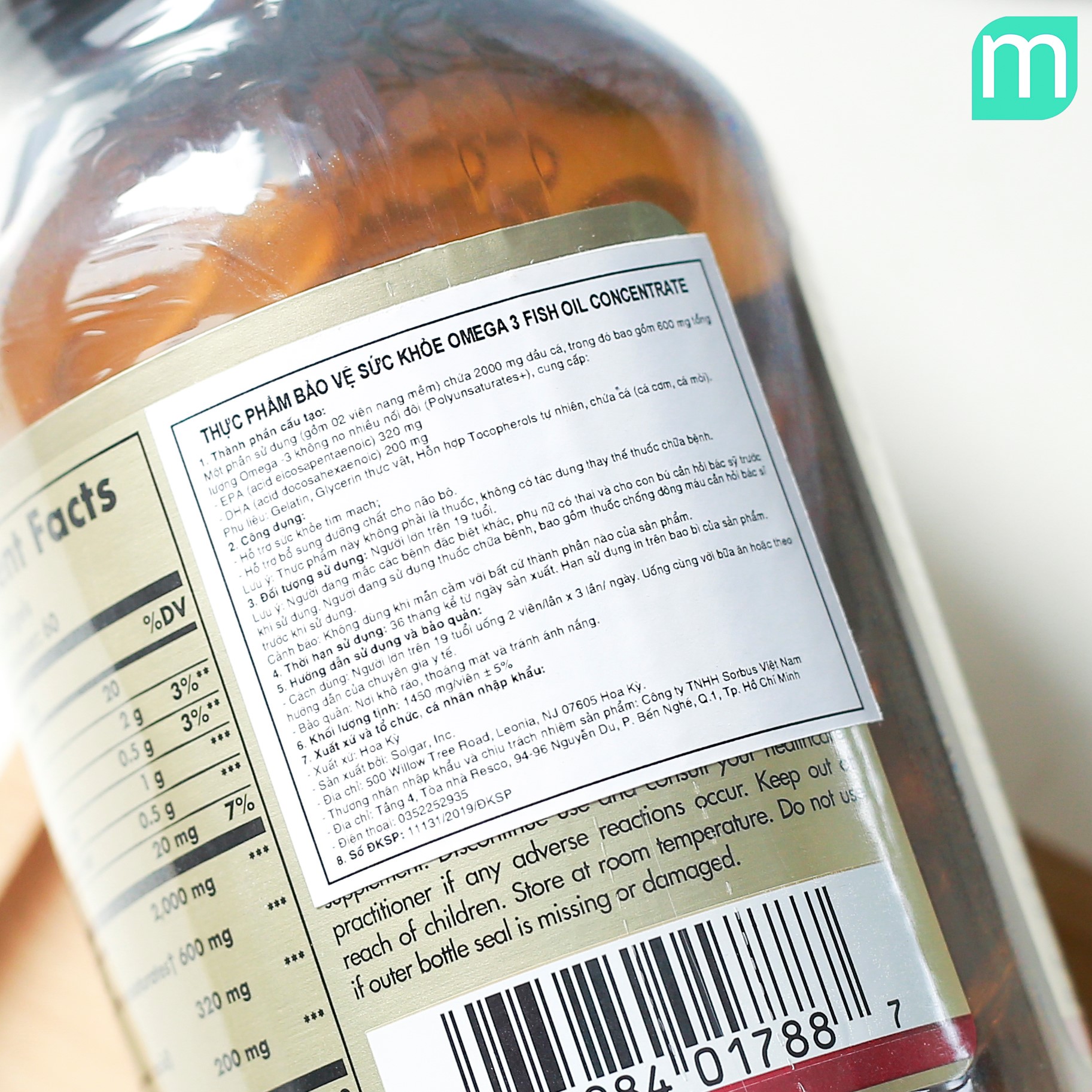 Viên Uống Solgar Dầu Cá Omega 3 Fish Oil Concentrate 120 Viên vien-uong-solgar-dau-ca-omega-3-fish-oil-concentrate-120-vien