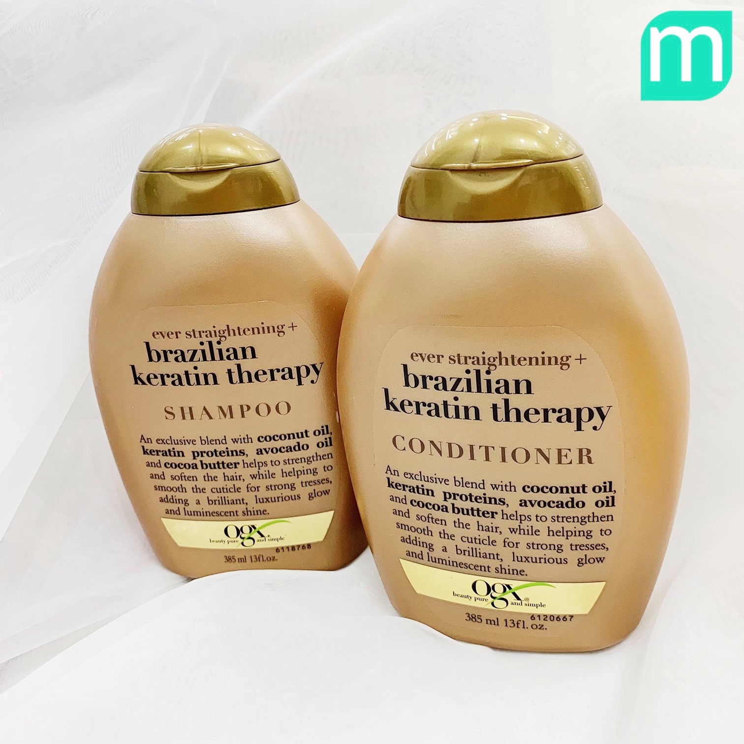 Dầu Xả OGX Ever Straightening + Brazilian Keratin Therapy dau-goi-ogx-ever-straightening-brazilian-keratin-therapy