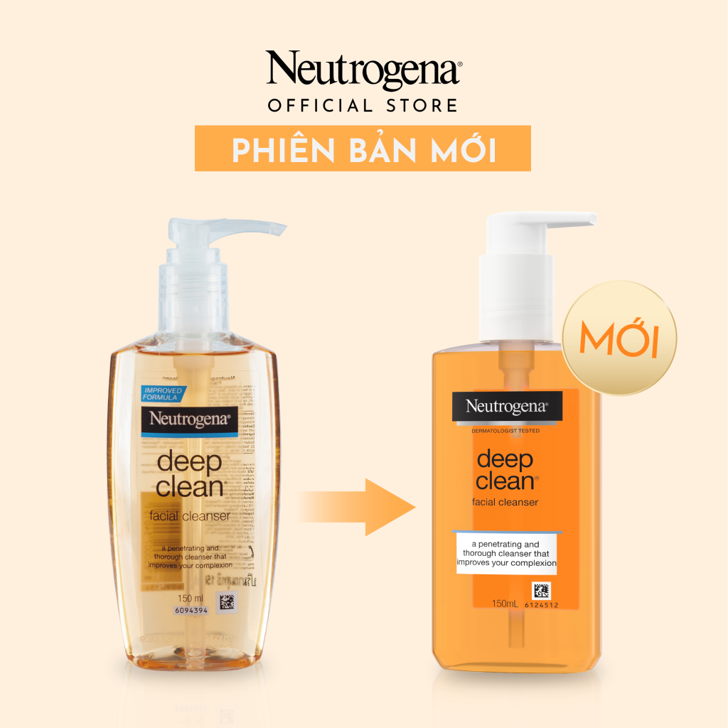 Sữa Rửa Mặt Neutrogena Deep Clean Facial Cleanser