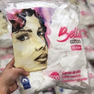 Bông tẩy trang Bella Cotton Premium 500 miếng