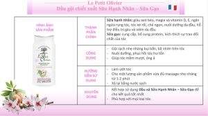 Dầu Gội Le Petit Olivier Amande Douce & Creme de Riz