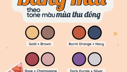 Đi tìm bảng mắt theo tone màu mùa thu đông