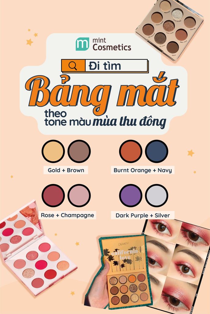 Đi tìm bảng mắt theo tone màu mùa thu đông