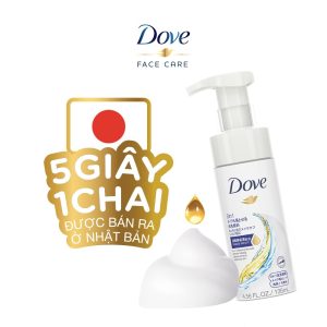 Sữa Rửa Mặt Tạo Bọt Dove 3 trong 1 kiêm Tẩy Trang, Dưỡng Ẩm