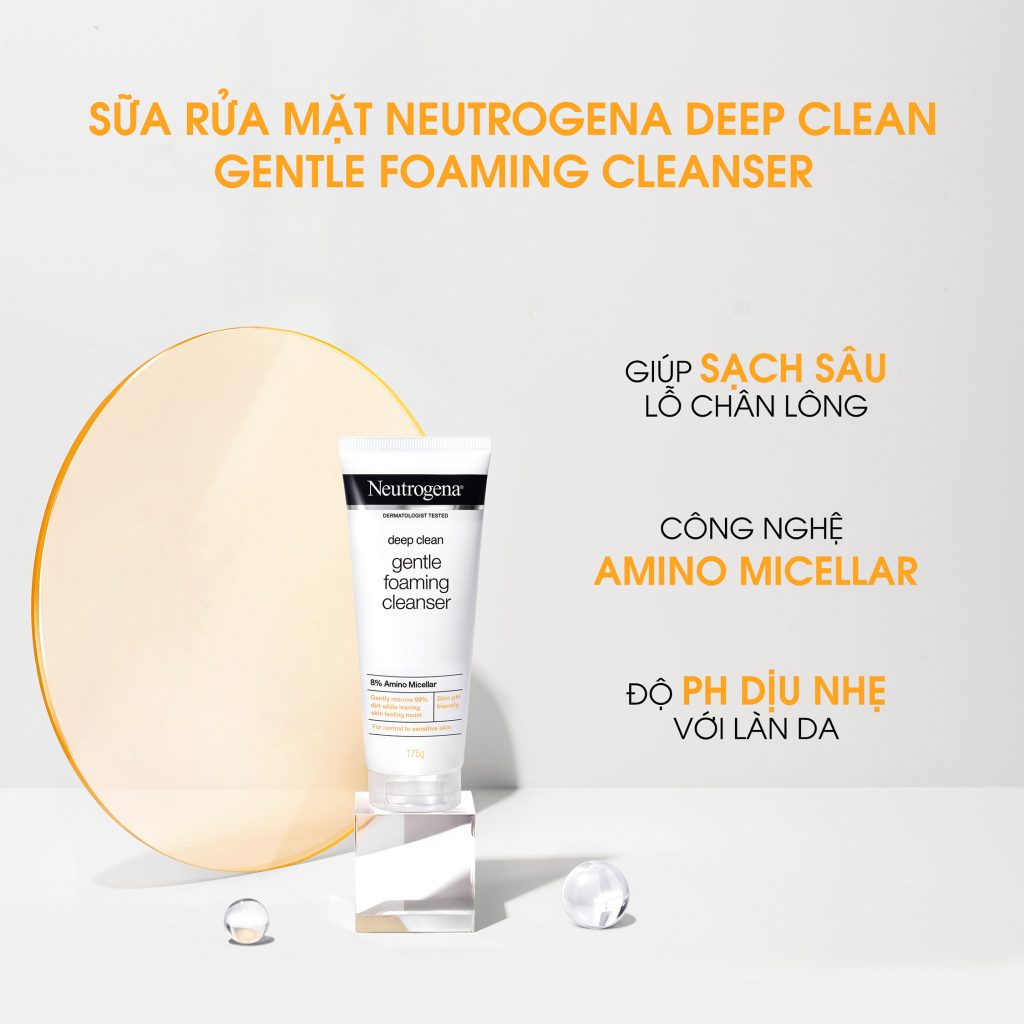 Sữa Rửa Mặt Neutrogena Deep Clean Foaming Cleanser