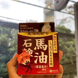 Xà Phòng Rửa Mặt Meishoku Horse Oil Beauty Moisture Soap