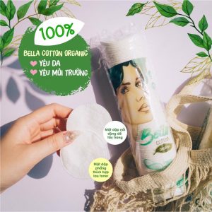 Bông tẩy trang Bella Cotton Organic