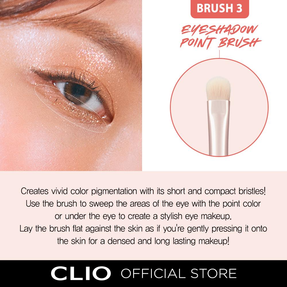 Set cọ trang điểm Clio Pro Play Makeup Brush Set cọ trang điểm Clio Pro Play Makeup Brush - Ảnh 5