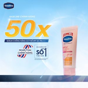 Dưỡng thể Vaseline Healthy Bright SPF 50+