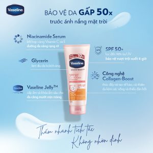 Dưỡng thể Vaseline Healthy Bright SPF 50+