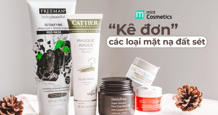 "Kê đơn" các loại mặt nạ đất sét