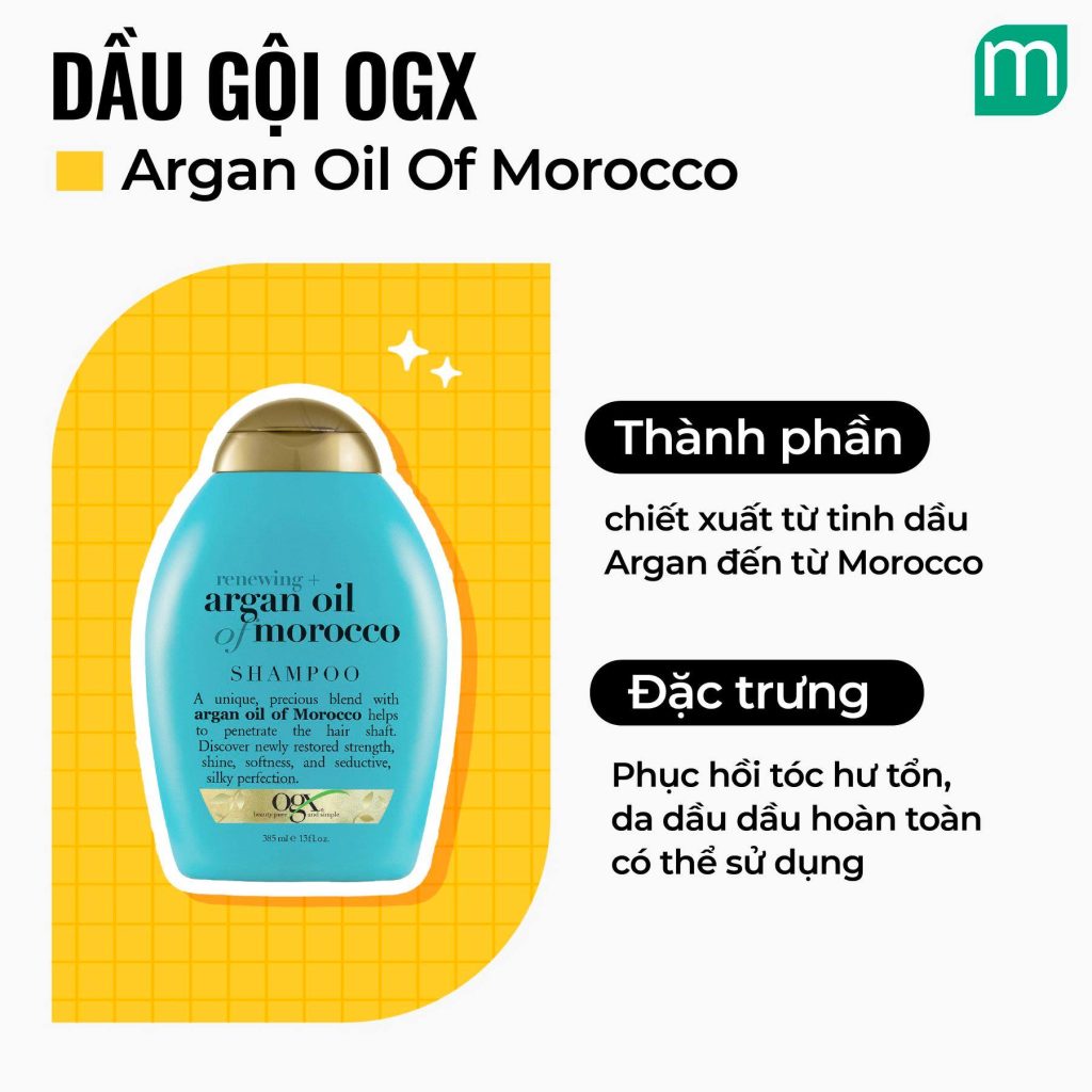 List dầu gội dành cho tóc dầu