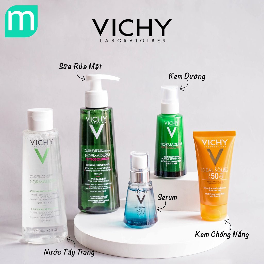 Bộ trị mụn nhanh từ các nhãn hàng dược mỹ phẩm