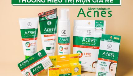 Mentholatum Acnes - Thương hiệu trị mụn giá rẻ