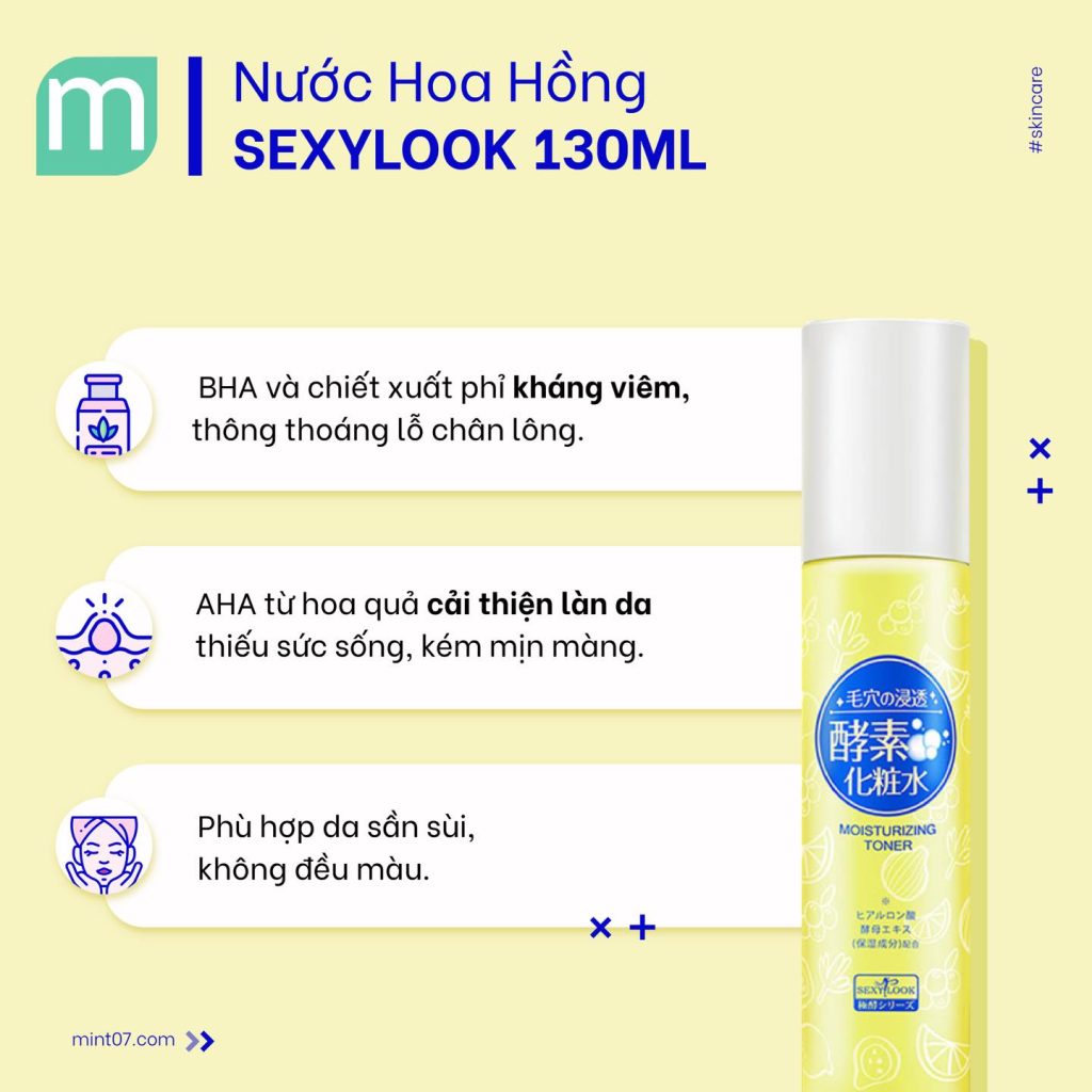 Các loại toner chứa BHA “cứu tinh” làn da bị mụn