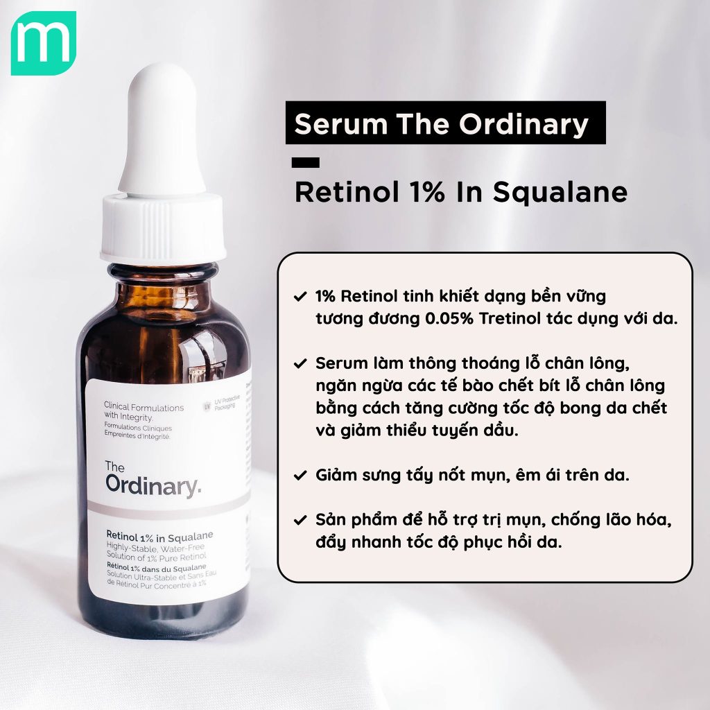 Điểm danh các sản phẩm Retinol giá mềm