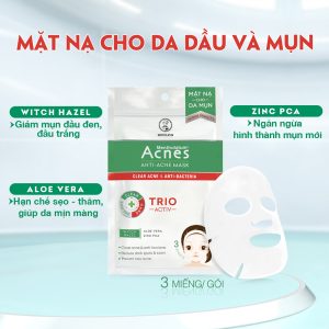 Mặt Nạ Giấy Acnes Anti-Acne Mask Mặt Nạ Giấy Acnes Anti-Acne Mask