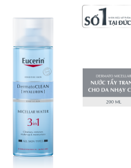 Tẩy trang Eucerin DermatoClean Hyaluron Sensitive Skin