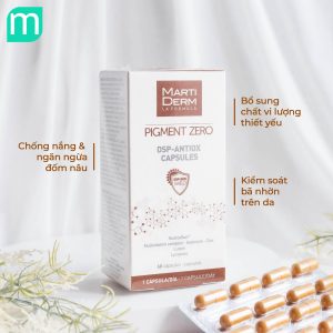 Viên Uống MartiDerm Pigment Zero DSP Antiox Capsules (60 Viên)